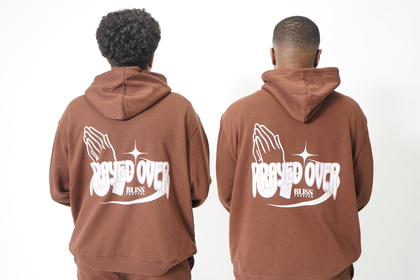 PRAYED OVER (Brown Hoodie)